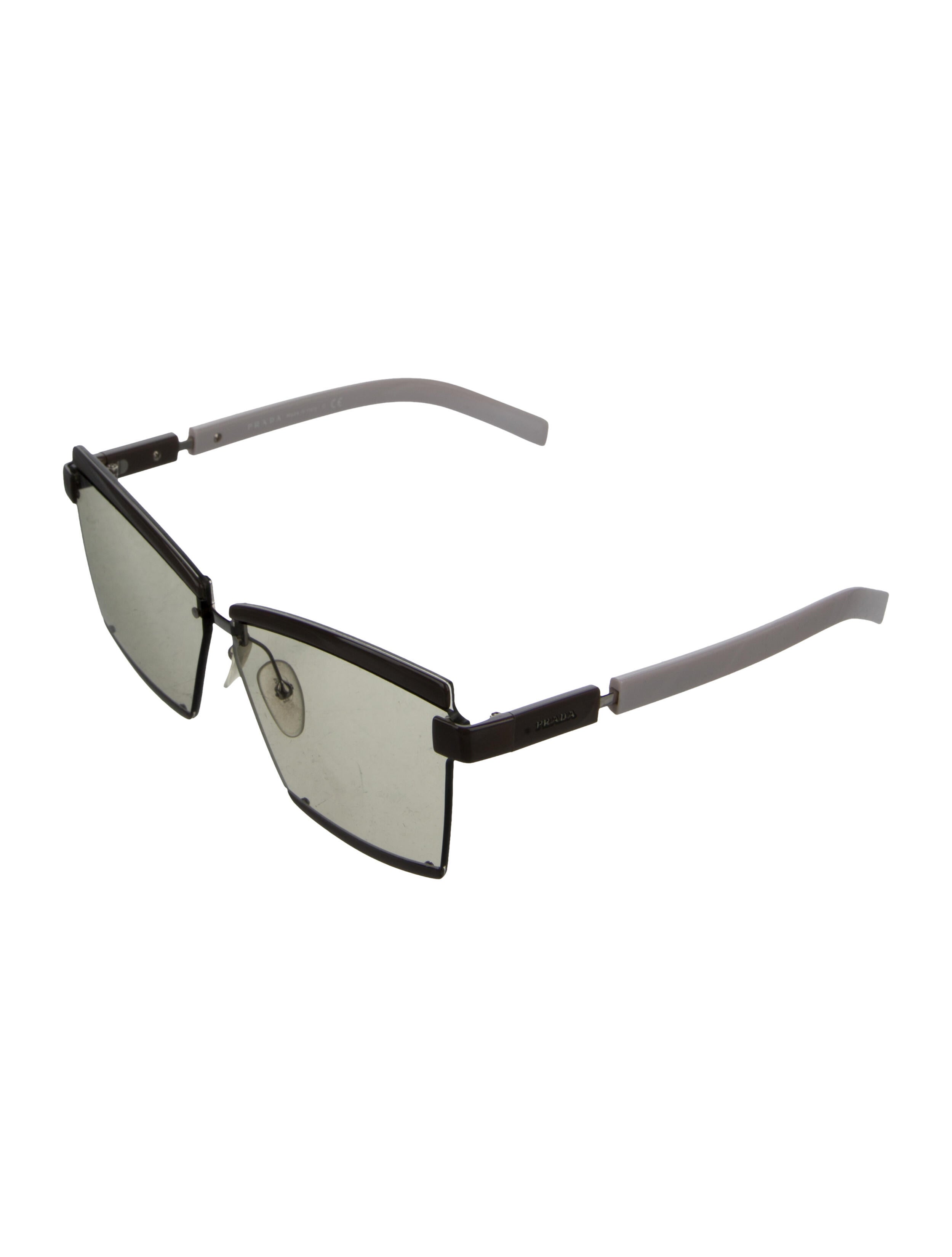 Prada Square Tinted Sunglasses